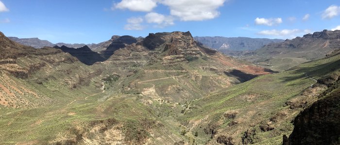 Foto del barranco de Fataga