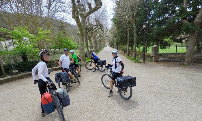 Foto llegada Ezcaray